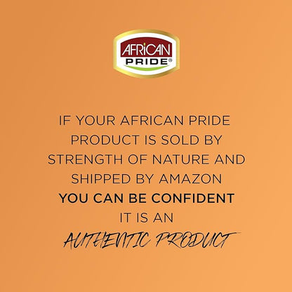African Pride Black Castor Miracle Extra Hold Braid, Loc, Twist Gel - Extreme Hold Braiding Hair Gel, Edge Control & Tames Frizz, No Flake | Natural Ingredients, Black Castor & Coconut Oil | 12oz