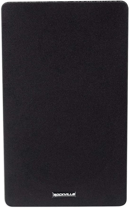 Rockville Pair RockShelf 68B V2 400W Black 6.5" Home Bookshelf Speakers, 8 Ohm, Kevlar Woofers, Silk Dome Tweeters, Wall-Mountable, for Home Theater and Stereo Systems