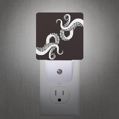 Smoaffly Octopus Night Light Plug-in LED Nightlights Auto Sensor Night Lamp Dusk-to-Dawn Lamp Home Decor for Nursery Children Girls Boys