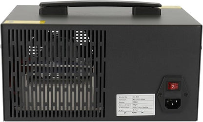 Industrial Ozone Machine 16000mg/h High Output Air Cleaner, Removes Odors, for Smoke, 60-Min Timer for Large Spaces, Ideal for Commercial & Home Use
