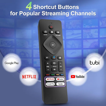 Voice Remote Control for Philips-TV-Remote-Replacement,for Philips Google Smart TVs URMT26CND002