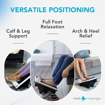 MedMassager Foot & Body Plus Combo| Deep Tissue Massage Therapy Units, at-Home Massager, Dual Speed Motors | Reduces Pain & Improves Blood Circulation | MMF07 & MMB06