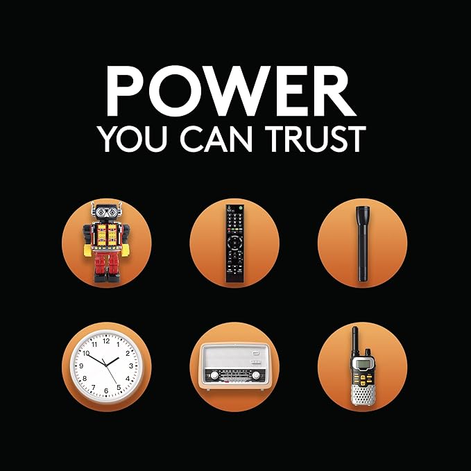 Duracell Coppertop C Batteries, 2 Count Pack, C Battery with Long-lasting Power, All-Purpose Alkaline C Battery for Household and Office Devices