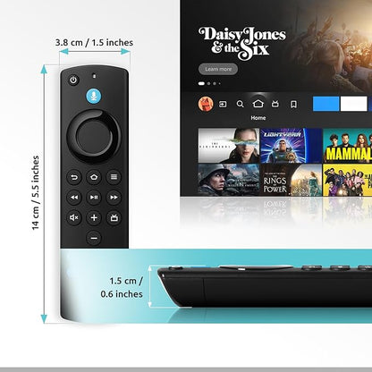 Replacement-Remote-Control Compatible with All Fire-Omni-Series for Insignia-Pioneer-Hisense Smart TV and Voice Cube Remote TV FireStick(HD/4K/4K Max/Lite/4K Select/Plus)