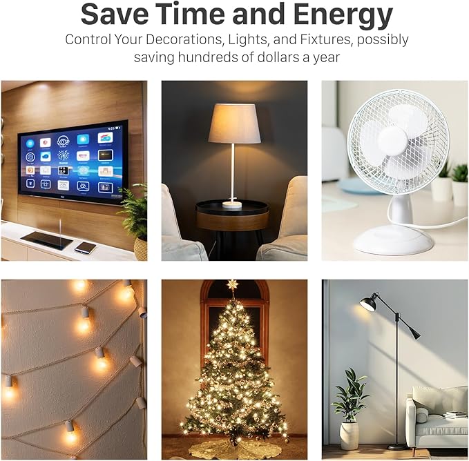 Fospower 7 Day Digital Timers for Electrical Outlets Indoor, Heavy Duty Dual Programmable Outlet Light Timer Switch, Electric Power Wall Timer for Grow Light, Lamp, 3 Prong, Grounded- 2 Pack