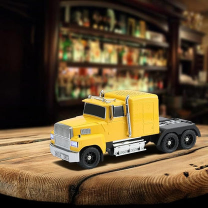 WSTER American Truck Bluetooth Speaker, Retro Car Model，Portable Wireless with HD Stereo Sound, TWS Pairing, USB/TF/AUX Playback, Unique Truck Model Speaker for Home & Outdoor(Yellow)