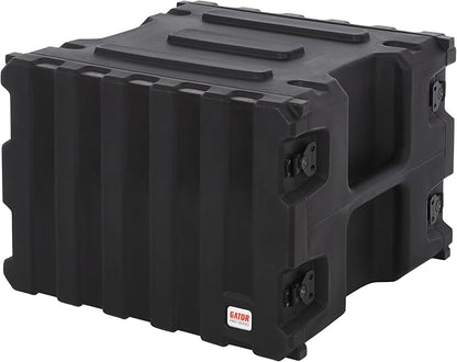 Gator Cases Pro Series 8U Rack Case with Standard 19" Depth, Roto Molded Made in USA (G-PRO-8U-19)