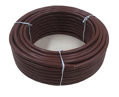 EASTWIRE 18/3 50ft Thermostat Wire, Solid Copper Wire, 18 Gauge Conductor, ETL Listed CL2 Power Limited Circuit Cable for Indoor/Outdoor Low Voltage Applications Use,Brown