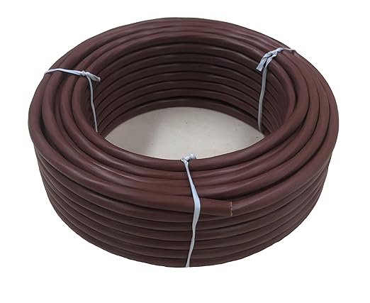 eastwire 18/6 25ft Thermostat Doorbell HAVC Heating Control Cable Wire, 100% Solid Copper Conductors CL2 ETL Listed, UV Resistant RoHS for Indoor/Outdoor Low Voltage Applications Use Brown