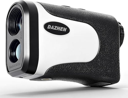 DAZHEN Golf Rangefinder with Slope, 1200 Yards Laser Range Finder Golfing with External Screen, Flag Pole Locking Vibration, 6X Magnification, Golf Accessories for Men