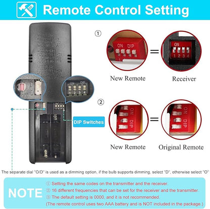 Thermostatic Ceiling Fan Remote Control Replacement for Hampton Bay 2AAZPHD3/HD3 KUJCE10320/TR222A, with Timer Light Dimmer, 3-Speed Wall Mount (Remote Only)