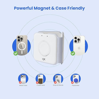 3-in-1 Foldable Magnetic Wireless Fast Charger – Travel Charging Pad Compatible with iPhone 12–16 Series, Samsung Galaxy Series, Huawei, Apple Watch, AirPods & Other Qi-Enabled Devices