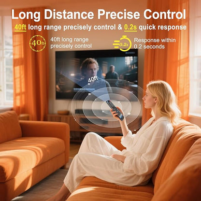 Backlight V5 Pro Voice Remote Control Replacement Compatible for V3 V5 Pro, V3 Plus,Elite Ultra, and Elite Mini