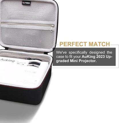 LTGEM Projector Case Compatible with AuKing Projector 2025/2024 Upgraded Mini Projector(Inside: 8.4"x7.2"x3.2"), Case Only