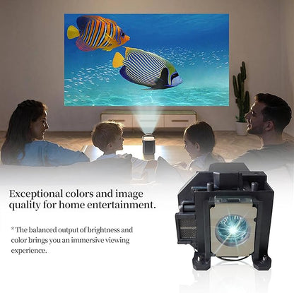EL PLP57 Replacement Projector Lamp Bulb Compatible with Epson EPSON BrightLink 450Wi/455Wi/455WI-T, EB-440W, EB-455W, EB-460LW, EB-465i, H318A, H343A, H343B, H343C, PowerLite 450W/460 Projectors