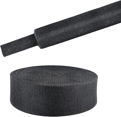 Sonoreboom 2 in 1 Heat Shrink Braided Sleeving Fabric Tubing-Ideal fit Irregular Shape Hose/Cable/Wire (60FT, 1-1/8"(29mm))