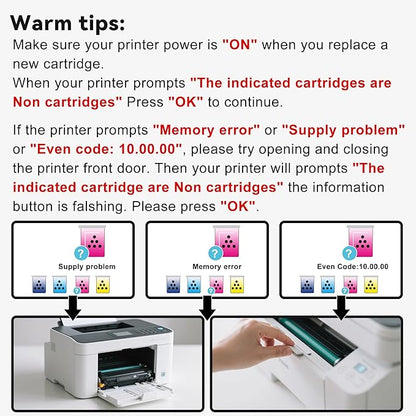 218X Toner Cartridges 4Pack MFP 3301fdw 3201dw Toner Compatible for HP 218X W2180X 218A Set for HP Color Laser Jet Pro MFP 3301fdw Pro 3201dw 3301sdw 3301cdw Printer (Black/Cyan/Yellow/Magenta)