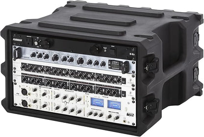 Gator Cases Pro Series 6U Rack Case with Standard 19" Depth, Roto Molded Made in USA (G-PRO-6U-19)
