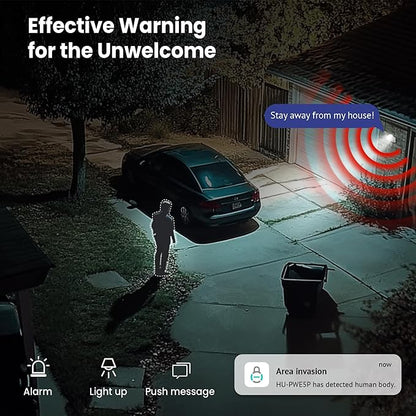 Hugolog 3K 5MP Outdoor Indoor Security Cameras for Home Security, Home Camera with Starlight Color Night Vision,Built-in Spotlight,Motion Detection,2-Way Talk,US Cloud & Local Storage,Works with Alexa