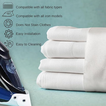 1 Piece - Cover Iron Shoe Used for Electric Iron Clothes Protector When Ironing - Prevents Burn, Sticking,Easy Installation Sole Plate Accessory