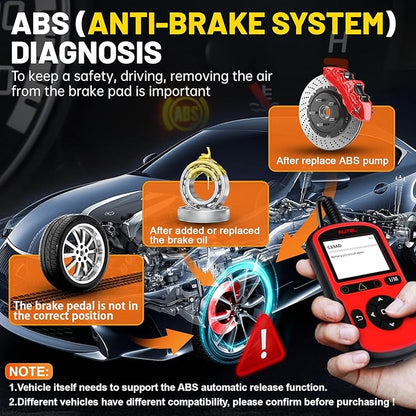 Autel OBD2 Scanner AutoLink AL549(Upgraded Ver. of AL519)Code Reader with AutoVin, Read/Erase DTCs for ABS, Universal Car Battery Test,OBDII Scan with Live Data,Check Engine Fault OBD2 Diagnostic Tool