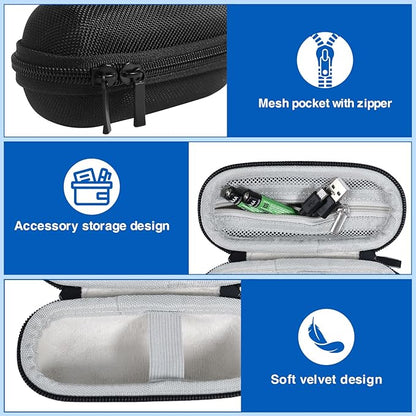 DINOSTRIKE Wireless Presenter Remote with Portable Case, USB C Presentation Clicker with case for PowerPoint with Storage Organizer Bag-Teachers Office Essentials
