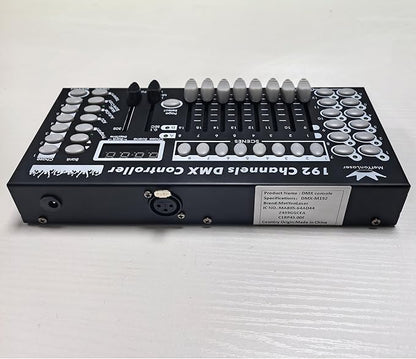 DMX Controller DMX Console,192CH Dmx512 Console Controller Panel Use for Editing Program of Stage Lighting Runing