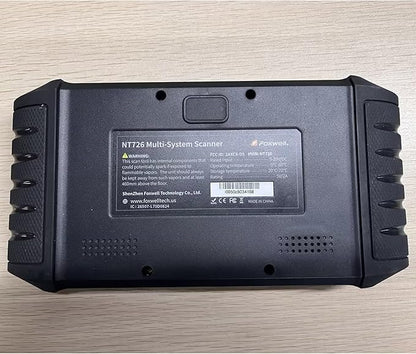 2026 FOXWELL NT726 OBD2 Scanner Diagnostic Tool, All System Bidirectional Scanner, Code Reader for Cars and Trucks with 12 Resets, ABS Bleeding/Oil/EPB/SAS/D-PF/TPMS/Injector Coding/Throttle/BMS..,FCA