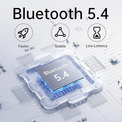 Bluetooth 5.4 Transmitter & Receiver for Headphones | HD Audio | 3.5mm AUX Wireless Adapter for Airplane Travel, TV, Car, Gym & Home Stereo