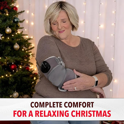 FORTHiQ RED+ Knee Brace with Heat and Red Light Therapy, Knee Massager with 5 Intensity Levels, 52 Red & Infrared Lights, Cordless, Adjustable for Knees, Elbows & Shoulders, FSA-HSA Eligible, 2 Pieces