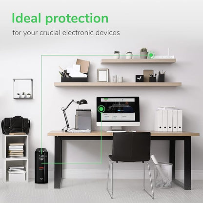 APC Back-UPS Pro 1500VA UPS Battery Backup & Surge Protector, BX1500M Backup Battery Power Supply