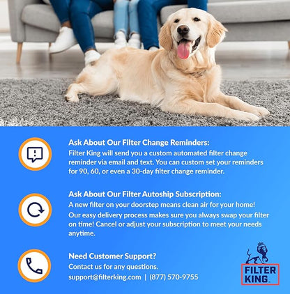 Filter King 38.5x50.5x1 Air Filter | 4-PACK | MERV 8 HVAC Pleated A/C Furnace Filters | MADE IN USA | Actual Size: 38.5 x 50.5 x .75"