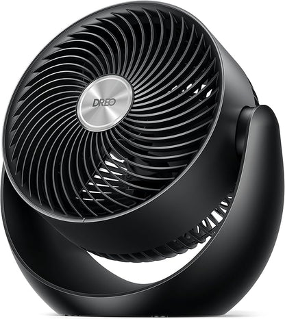 Dreo Fan for Bedroom, Table Air Circulator for Whole Room, 11 Inch, 40ft Strong Airflow, 120° adjustable tilt, 28db Low Noise, Quiet, 3 Speeds, 2025 New Desk Fan for Office, Kitchen, Home