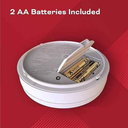 Kidde Smoke & Carbon Monoxide Detector, AA Battery Powered, LED Warning Light Indicators, 1 Pack