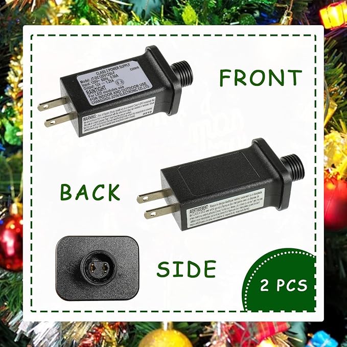 SIGANDG 12V 15W LED Transformer Replacement Class 2 Power Supply for Christmas String Light Inflatable Decorations LED Controller IP44 Waterproof Low Voltage