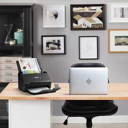 Epson Workforce ES-400 II Color Duplex Desktop Document Scanner for PC and Mac with Auto Doc Feeder (ADF), Image Adjustment Tools
