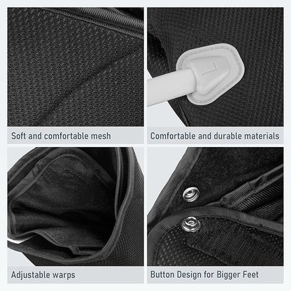 QUINEAR Leg Massager with Heat and Air Compression,Foot and Calf Massager for Circulation and Pain,Compression Boots with 3modes and 3 Intensities,Gift for Dad Mom