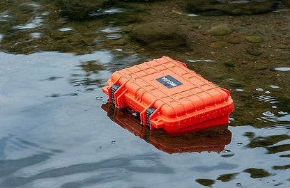 MEIJIA Portable All Weather Waterproof Protective Hard Case, Small Camera Case,Dry Case with Customizable Foam,Fit Use of Drones, Camera,Equipments, 11.65 ”x8.35”x3.78”