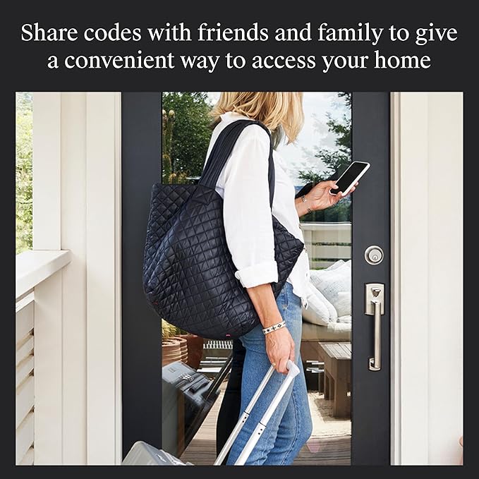 Level Lock (Matter) Smart Lock - World's Smallest, Most Beautifully Designed Matter-Over-Thread Deadbolt - Level App for iOS & Android | Works with Apple Home (Satin Nickel)