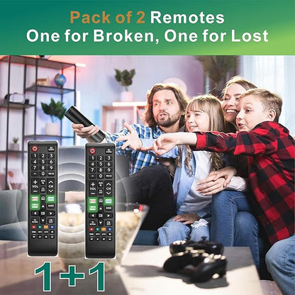 Universal Remote Compatible with Samsung TV Remote Replacement, IR, No Voice, Compatible All Smart LCD LED HDTV 3D Smart TVs Models BN59-01315J BN59-01315A BN59-01301A