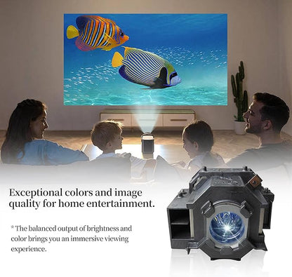 SORNEICDR EL PLP42 Replacement Projector Lamp Bulb Compatible with EPSON V13H010L42 PowerLite 83+ 83V 83c 83 822p 410W 400WE 400W 280, H330a H281B EX90 EMP-X68 EMP-X56 EMP-83HE EMP-83H EMP-83C EMP-83