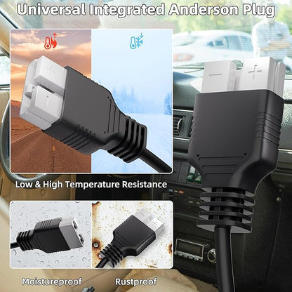 Starlink Mini Cable 50A Anderson Connector with Step Up Converter 12V to 30V, Starlink Mini Power Cable Anderson Plug 23FT/7M