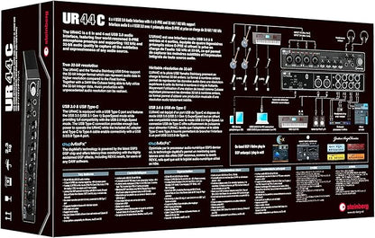 Steinberg UR44C 6x4 USB 3.0 Audio Interface with Cubase AI and Cubasis LE