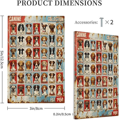 Bvtewkhz Dogs Funny Puppy Pets Vintage No Device Single Blank Decorative Outlet Covers Light Switch Plate Electrical Receptacle Switchplate For Bathroom Kitchen Bedroom