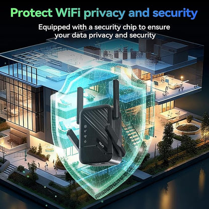 2026 Best WiFi Extender Signal Booster, Internet Extender Covers Up to 13389 Sq.ft for Home, Long Range WiFi Repeater with Ethernet Port, Wireless Router Amplifier Easy Setup,Wide Compatibility