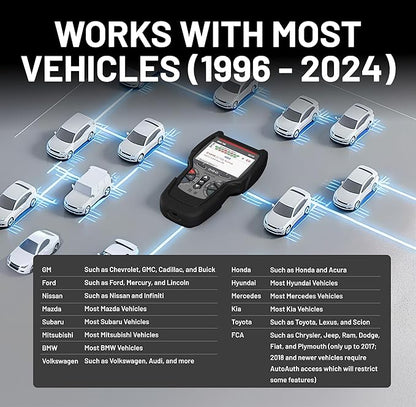 Innova 5610 OBD2 Bidirectional Scan Tool - Understand Your Vehicle, Pinpoint What's Wrong, and Complete Your Repairs with Less Headache, Updates Included, US-Based Technical Support