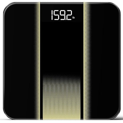 RunStar Digital Bathroom Scale for Body Weight, 400lb, with High Precision, Clear LED Backlight Display, Accurate Scale with 6mm Tempered Glass