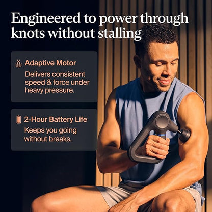TheraGun Prime (6th Generation) Massage Gun by Therabody – Deep Tissue, Powerful Massage in a Rugged, Durable Design for Reliable Recovery & Pain Relief