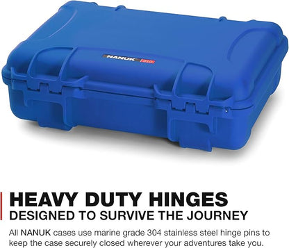 Nanuk 910 Waterproof Hard Case Empty - Blue (910-0008)