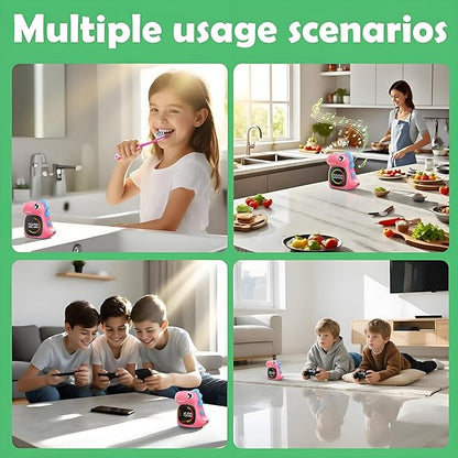 Doli Yearning Visual Timer for Kids, 99 Minute Digital Cute Kids Visual Timer Classroom Timer for Home School Study Teaching Time Management